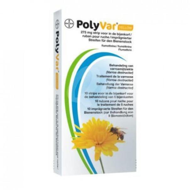 apicoltura.com polivar-polyvar yellow antivarroa - confezione da 10 strisce. - foto 1