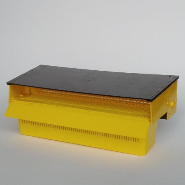 Trappola polline ANEL esterna con sistema raccolta e struttura gialla