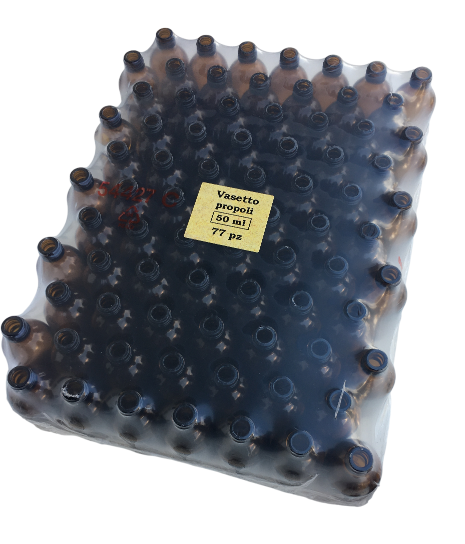 apicoltura.com bottiglietta in vetro scuro da 50 ml, senza contagocce (confezione da 77 pz) - foto 2