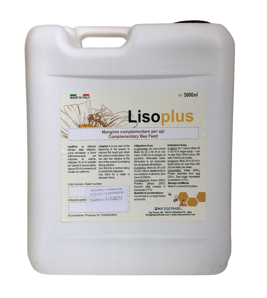 apicoltura.com lisoplus apiforte integratore per migliorare la covata da 5 lt - foto 1
