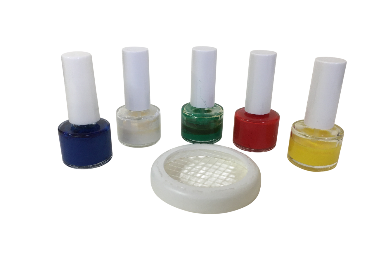 Kit marcatura regine con cinque flaconi colori e dischetto fermaregina