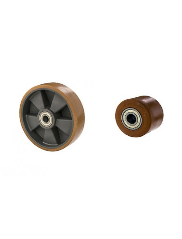 Rulli di carico e ruota direzionale poliuretano per transpallet