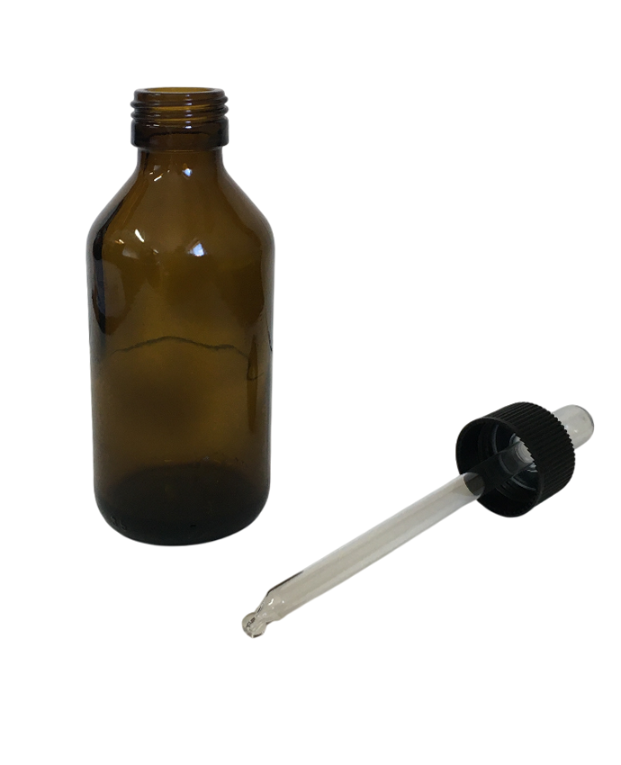 apicoltura.com bottiglietta in vetro scuro da 100 ml, completa di contagocce (confezione da 63 pz) - foto 2