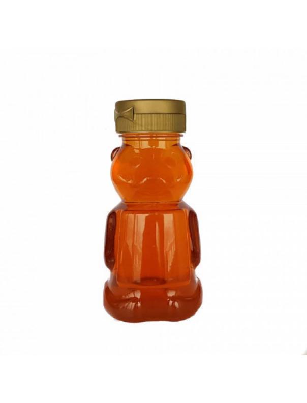 apicoltura.com vasetto dosatore squeezer a forma di orsetto in plastica da 180 cc (250 g) - foto 1