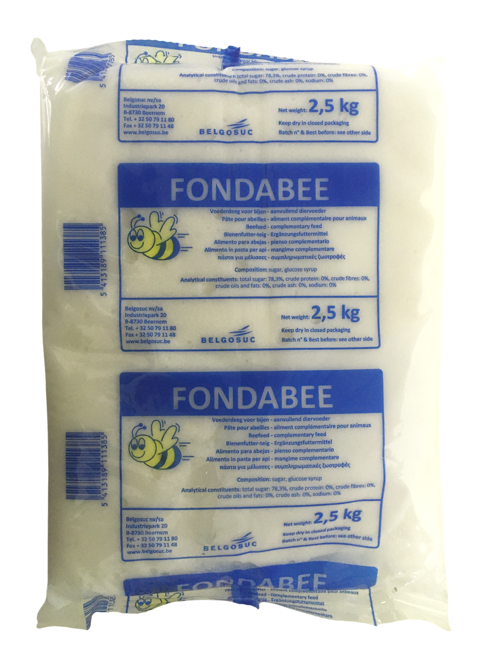 fondabee candito fondabee, scatola da 5 buste da kg. 2,5 - foto 1