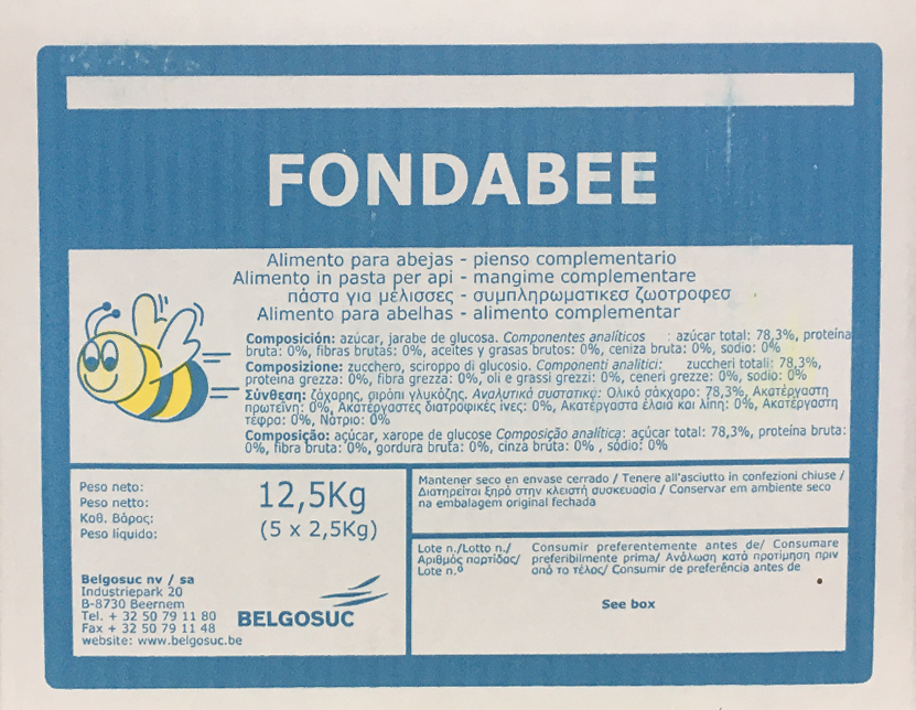 fondabee candito fondabee, scatola da 5 buste da kg. 2,5 - foto 2