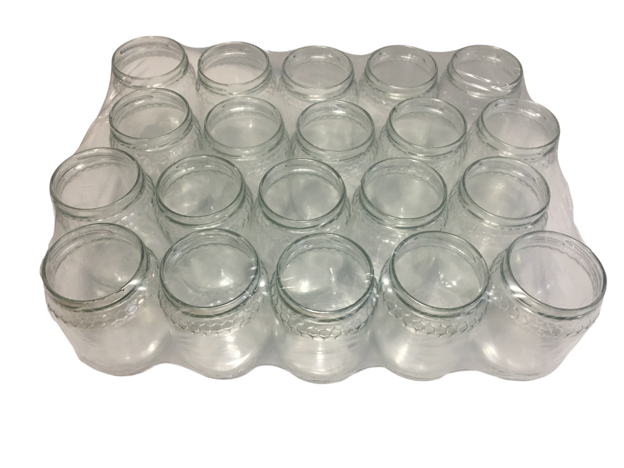 apicoltura.com vaso in vetro per 500 gr di miele, completo di tappo (1 bancale da 1760 pezzi) - foto 3