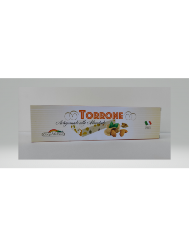  torrone morbido artigianale, mandorlato, con miele italiano, gr. 200 - foto 1