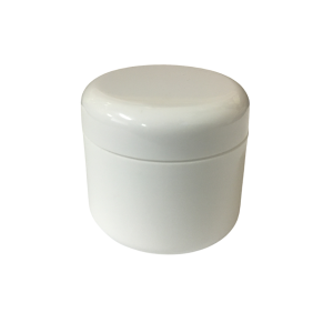 Vasetto opalina bianca in plastica (per creme) ml 30