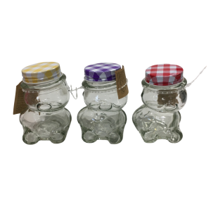 Vaso in vetro a forma di orsetto ml 80 (confezione da 24 pz)