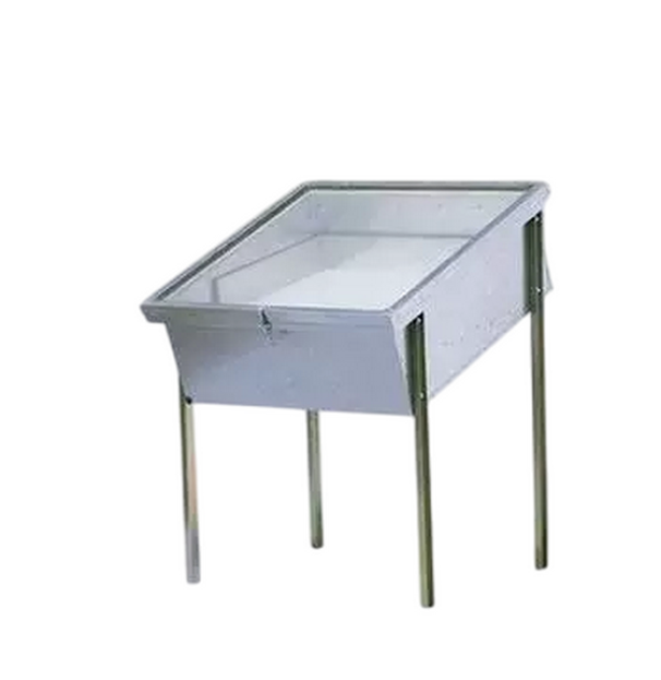 apicoltura.com sceratrice solare zincata, doppio vetro (650x650mm) - foto 1