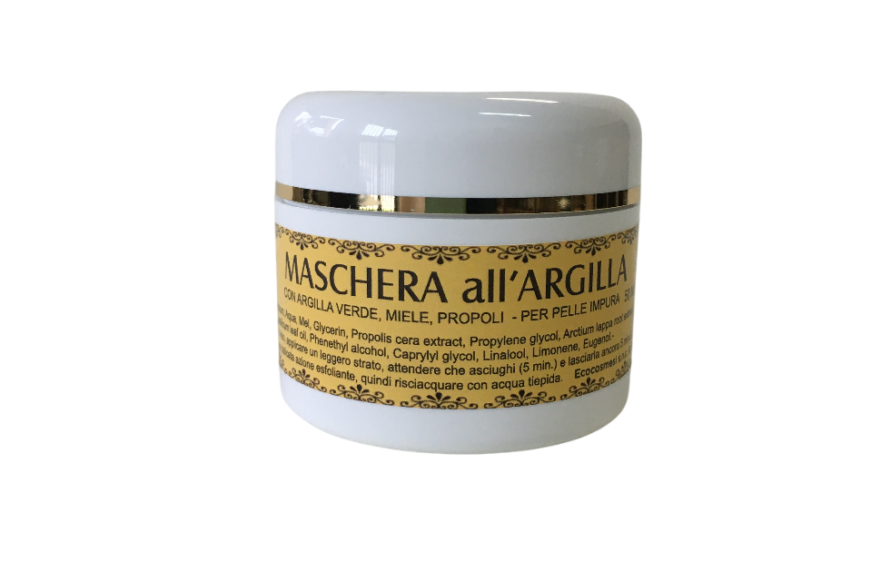 Vasetto maschera viso con argilla verde e propoli Coop Melissa 50 ml