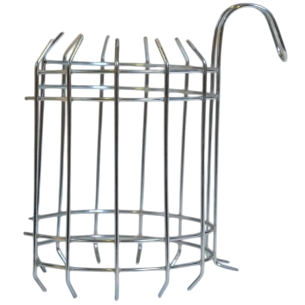 Griglia di protezione per affumicatore 10 cm in acciaio inox con gancio