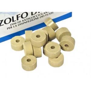 Zolfo antitarma in dischetti - confezione da 1000 g (circa 110 pezzi)