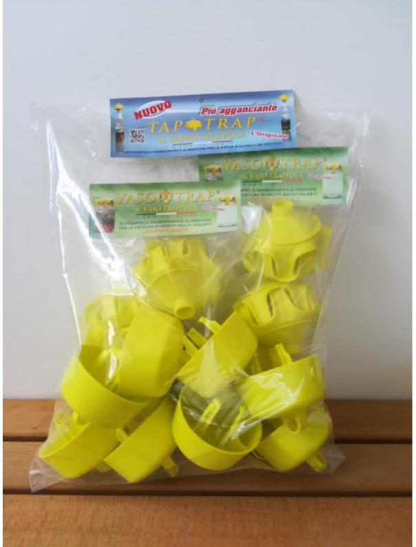 Confezione multipla tappo trappola giallo APICOLTURA.COM