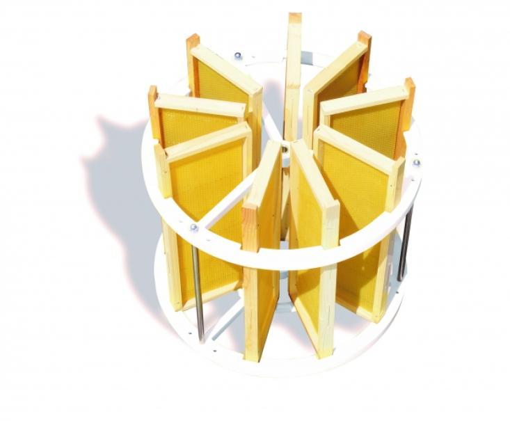 apicoltura.com gabbia radiale per 9 telai in plastica - foto 1