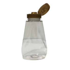Vasetto dosatore squeezer in plastica alimentare, 250 cc (300gr)