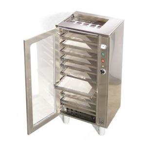 Essiccatoio inox per polline ad armadietto con 10 cassetti