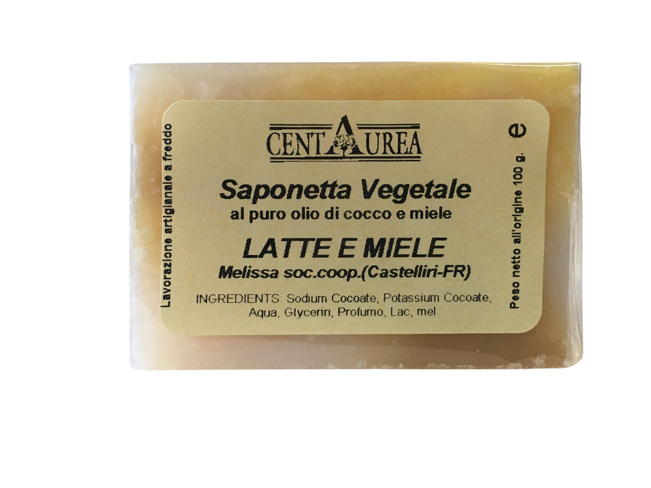 coop melissa sapone vegetale gr. 100 al latte e miele - foto 1