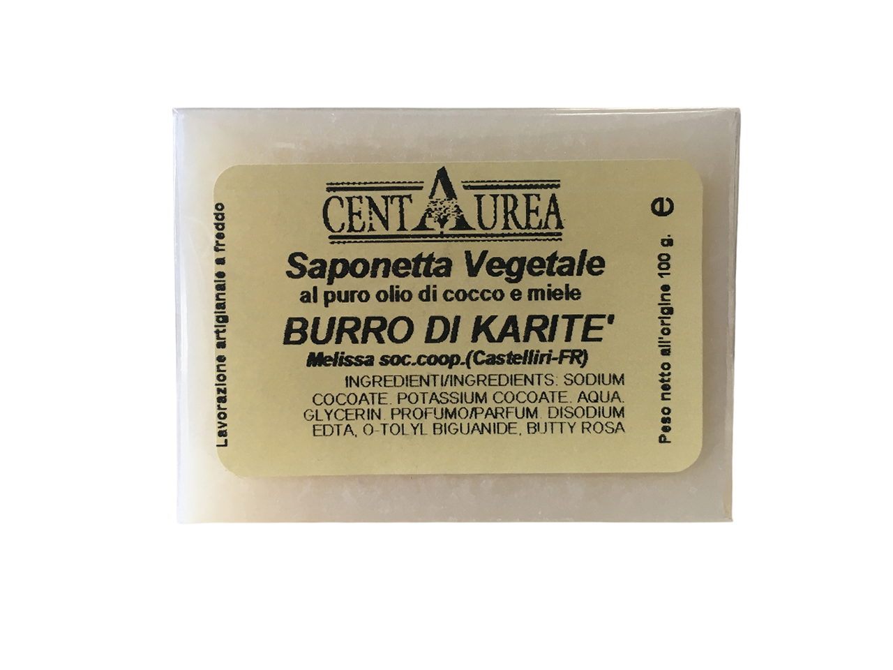coop melissa sapone vegetale gr. 100 al burro di karitè - foto 1