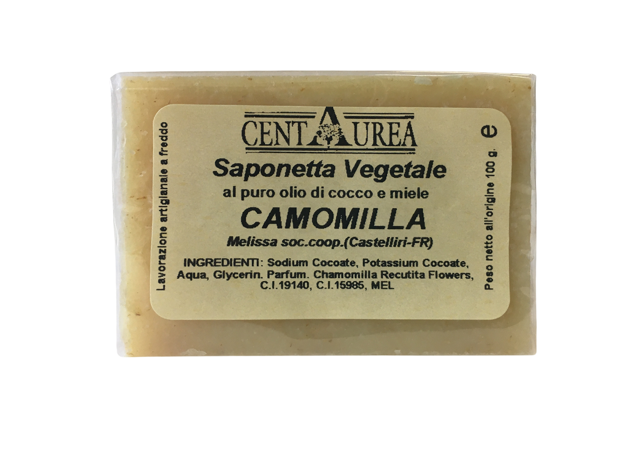 coop melissa sapone vegetale gr. 100 alla camomilla - foto 1