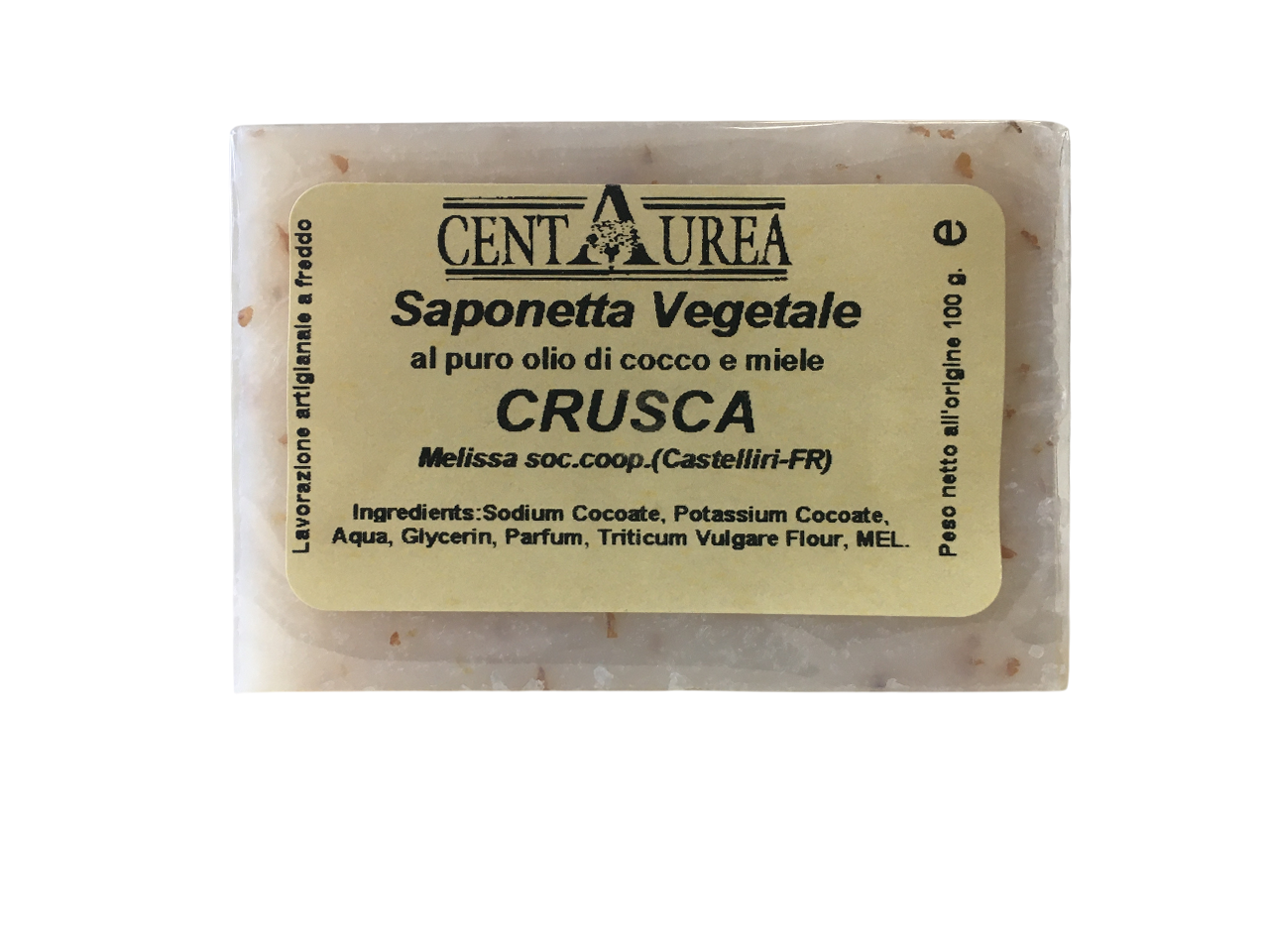 coop melissa sapone vegetale gr. 100 alla crusca - foto 1