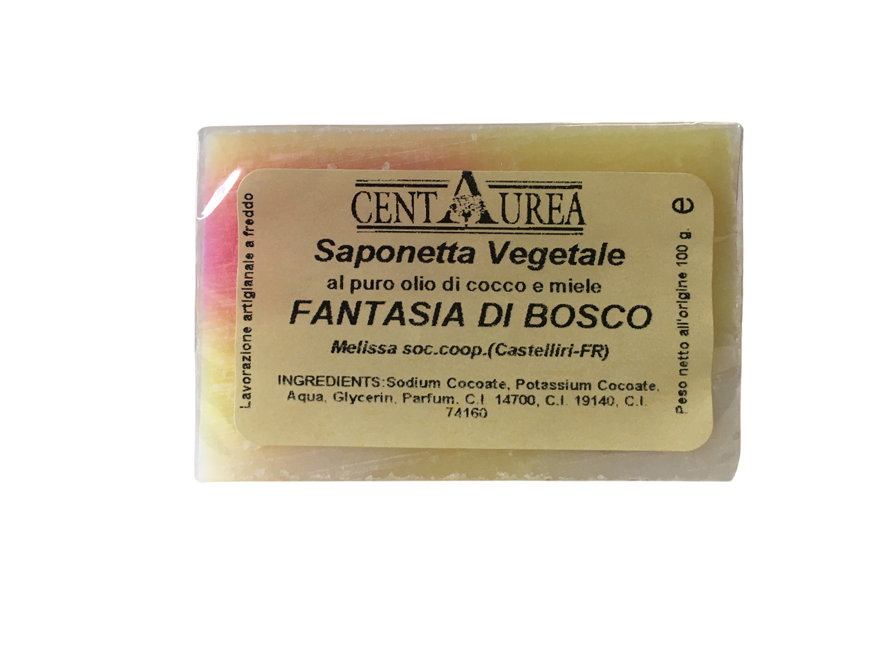 coop melissa sapone vegetale gr. 100 alla fantasia di bosco - foto 1