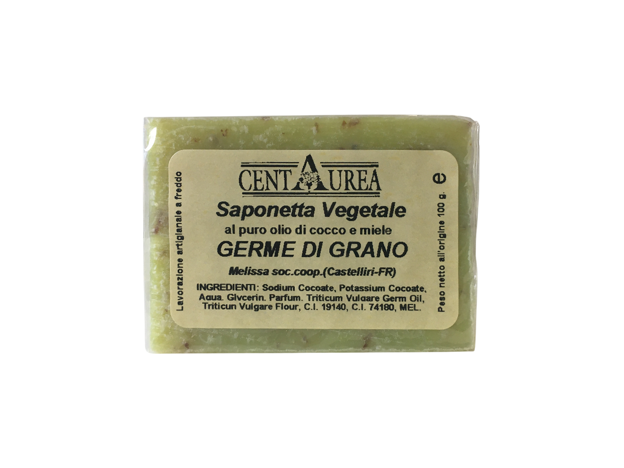 coop melissa sapone vegetale gr. 100 al germe di grano - foto 1
