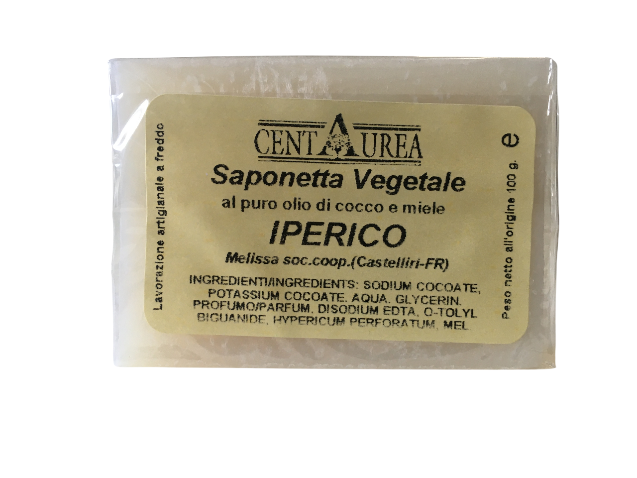 coop melissa sapone vegetale gr. 100 all'iperico - foto 1