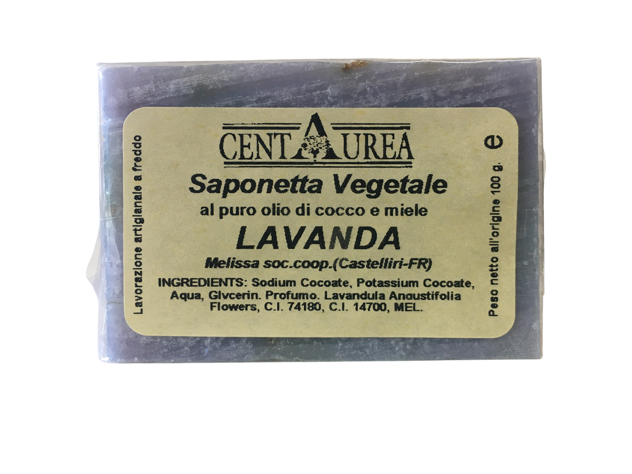 coop melissa sapone vegetale gr. 100 alla lavanda - foto 1