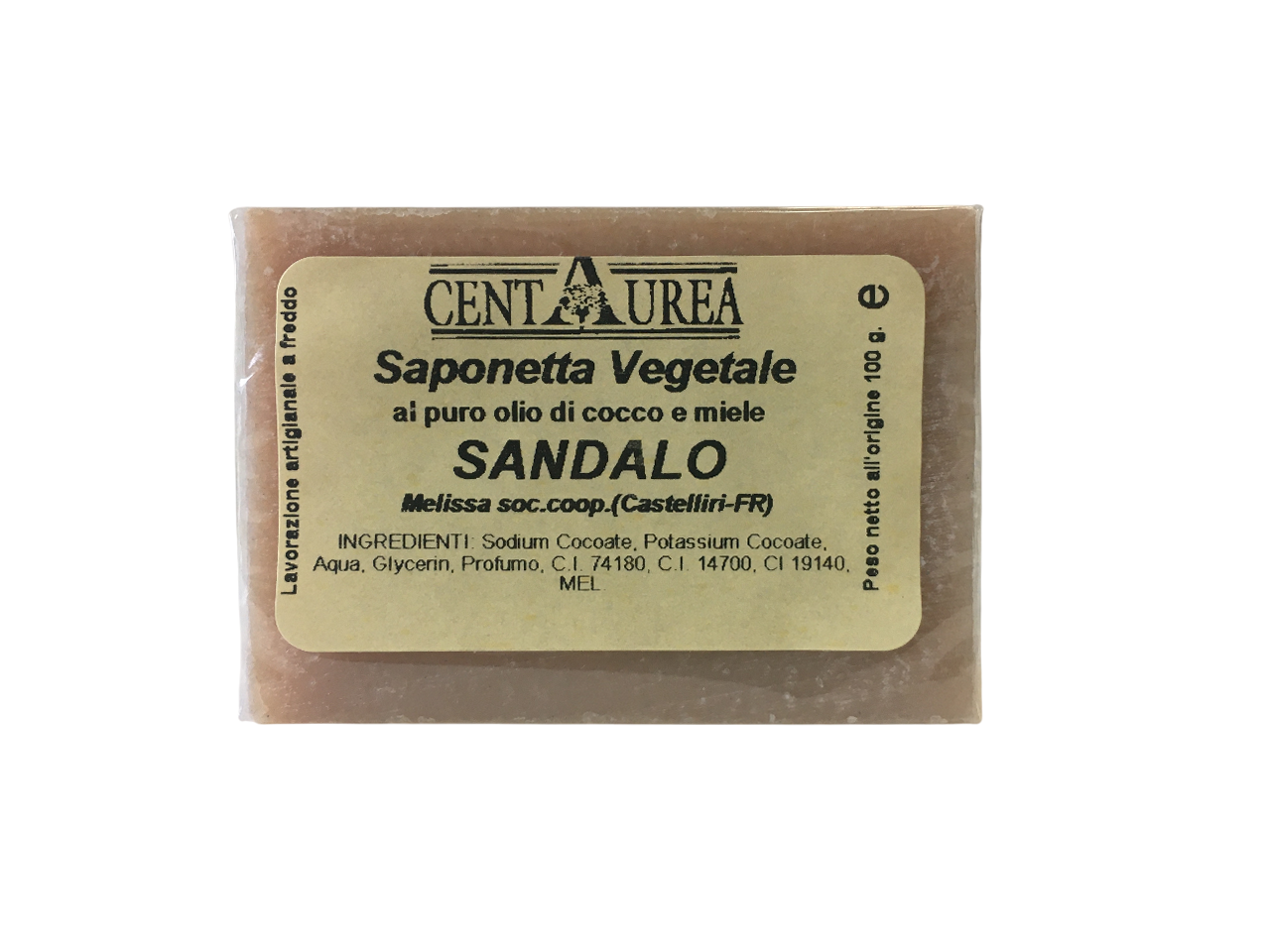 coop melissa sapone vegetale gr. 100 al sandalo - foto 1