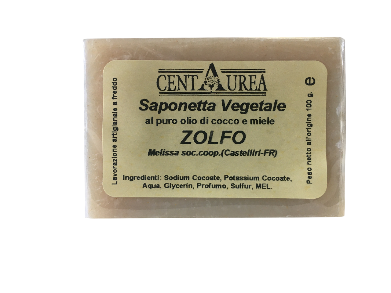 coop melissa sapone vegetale gr. 100 allo zolfo - foto 1