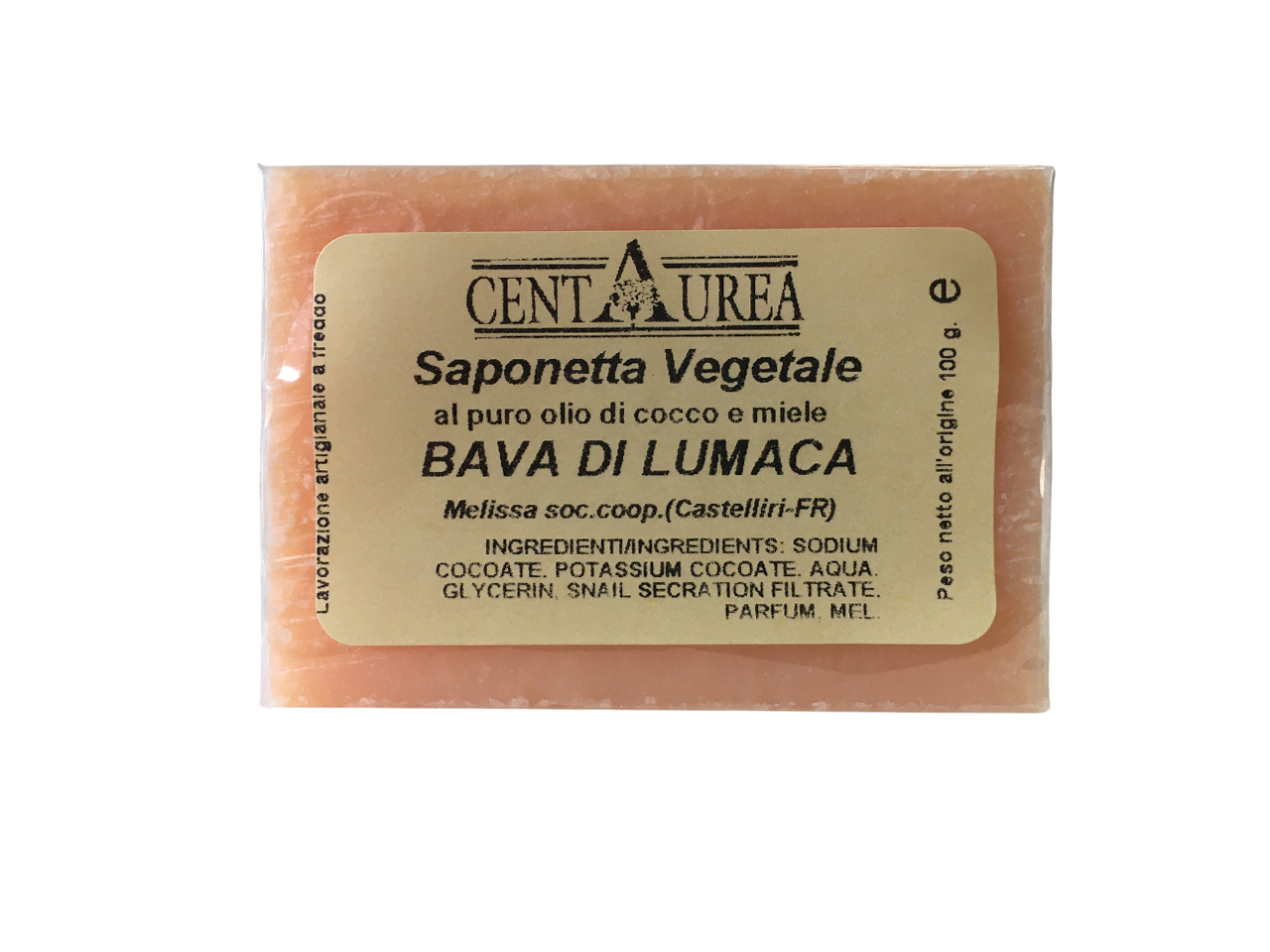 coop melissa sapone vegetale gr. 100 alla bava di lumaca - foto 1