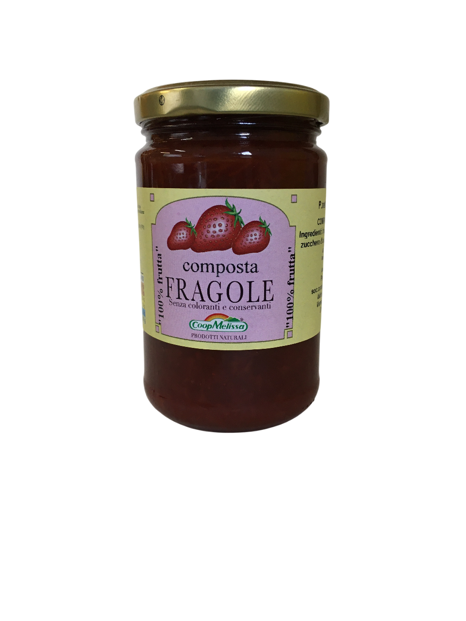 apicoltura.com composta di fragole - 100% frutta gr. 340 - foto 1