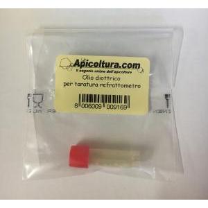 Olio diottrico per taratura rifrattometro - 1 ml