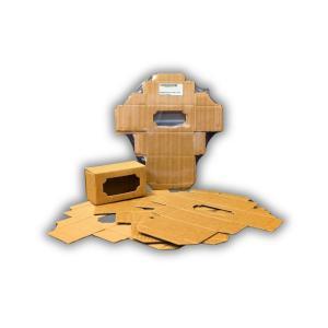 Scatoletta avana per 2 vasetti di miele da 125 g (10 pezzi)